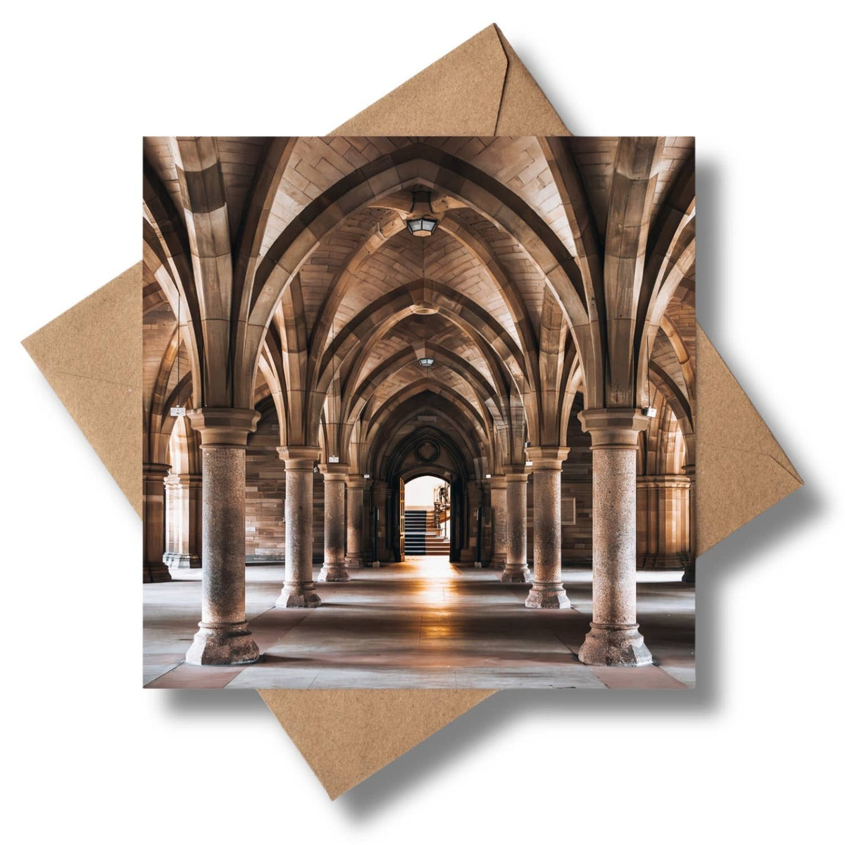 University of Glasgow Cloisters Photographic Card by penny black