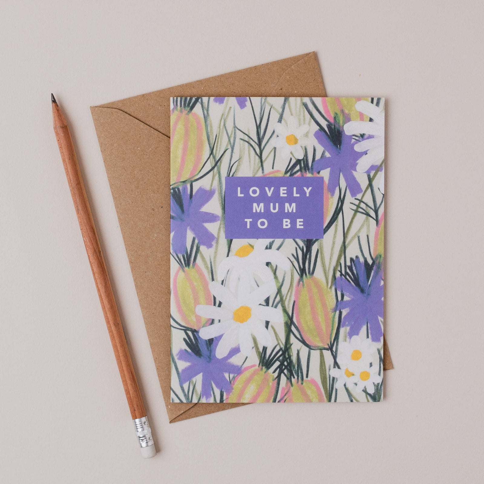 Lovely Mum To Be Meadow Baby Shower Card by joy jen studio at penny black