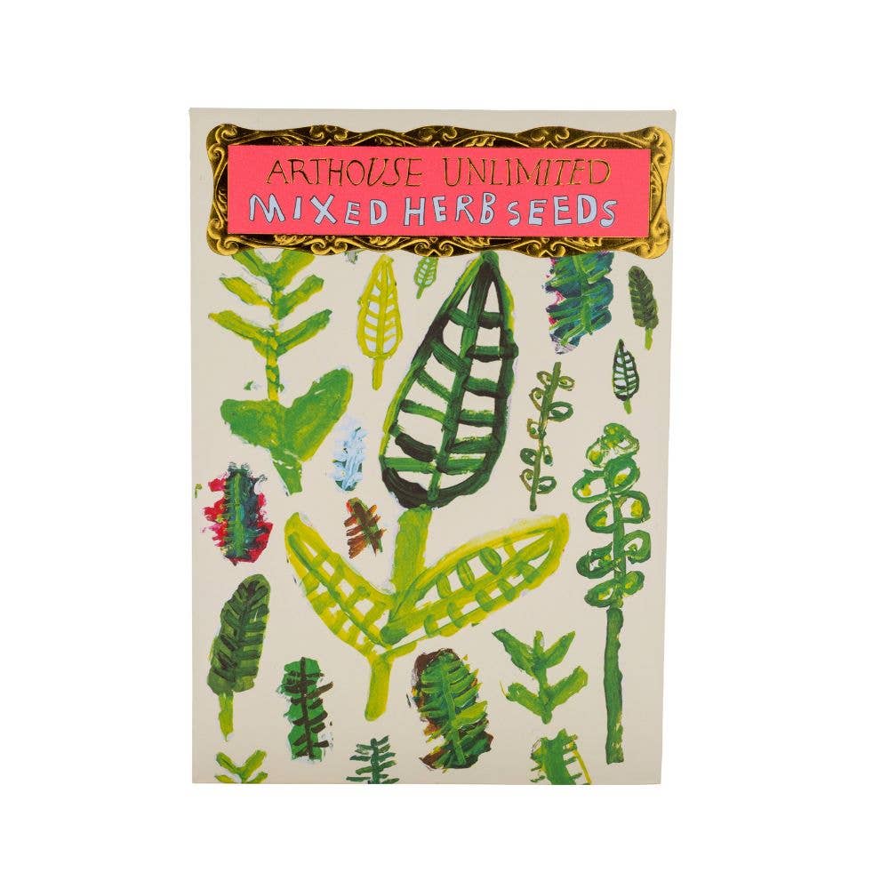 Big Herbs Little Herbs Mixed Herb Seed Packet by arthouse unlimited at penny black
