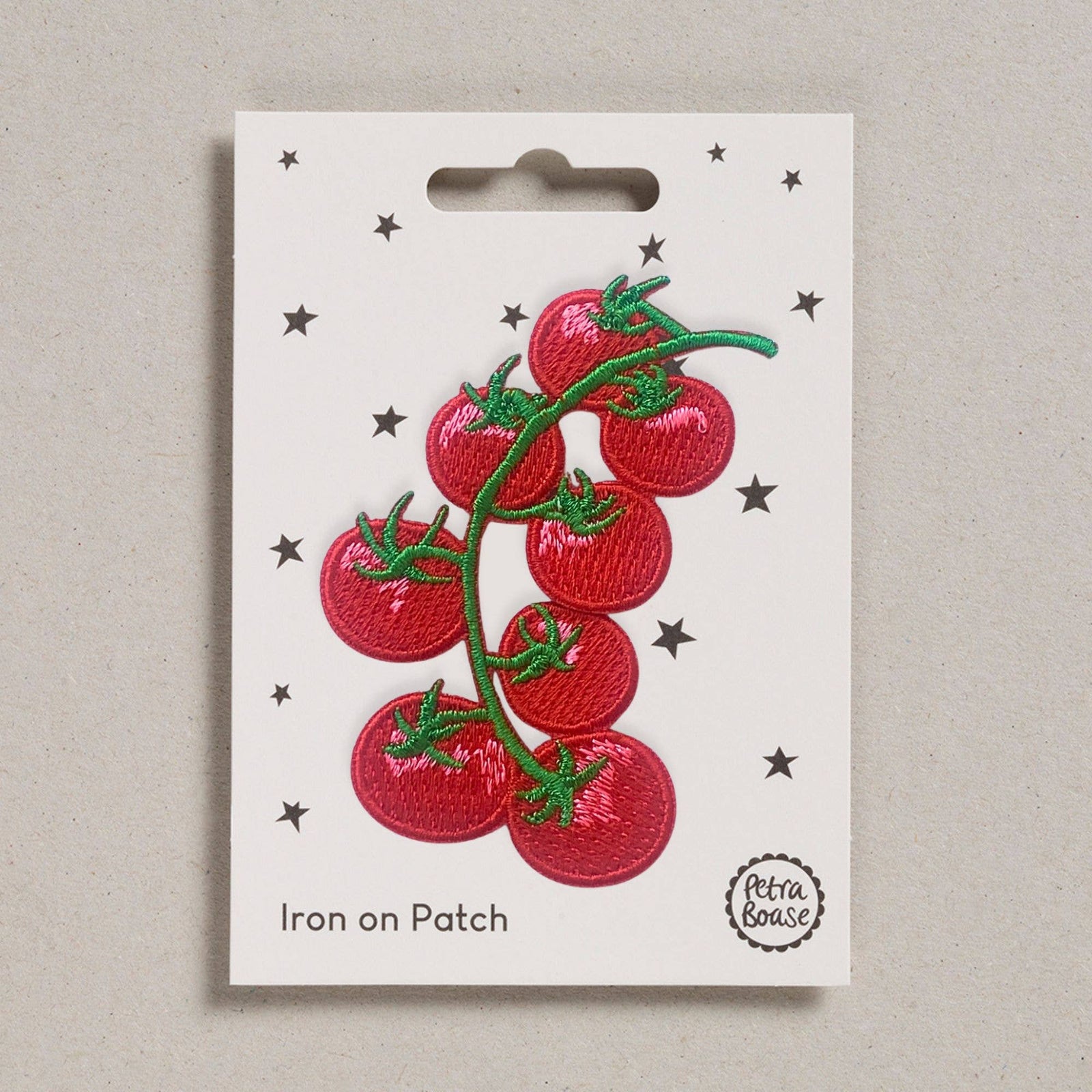 Colourful Iron on Patch - Tomato Vine by penny black