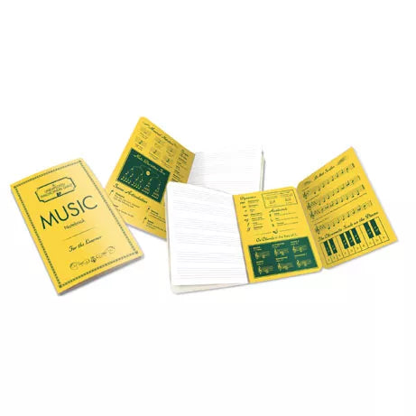 For The Learner Music Themed Pocket Notebook By Penny Black