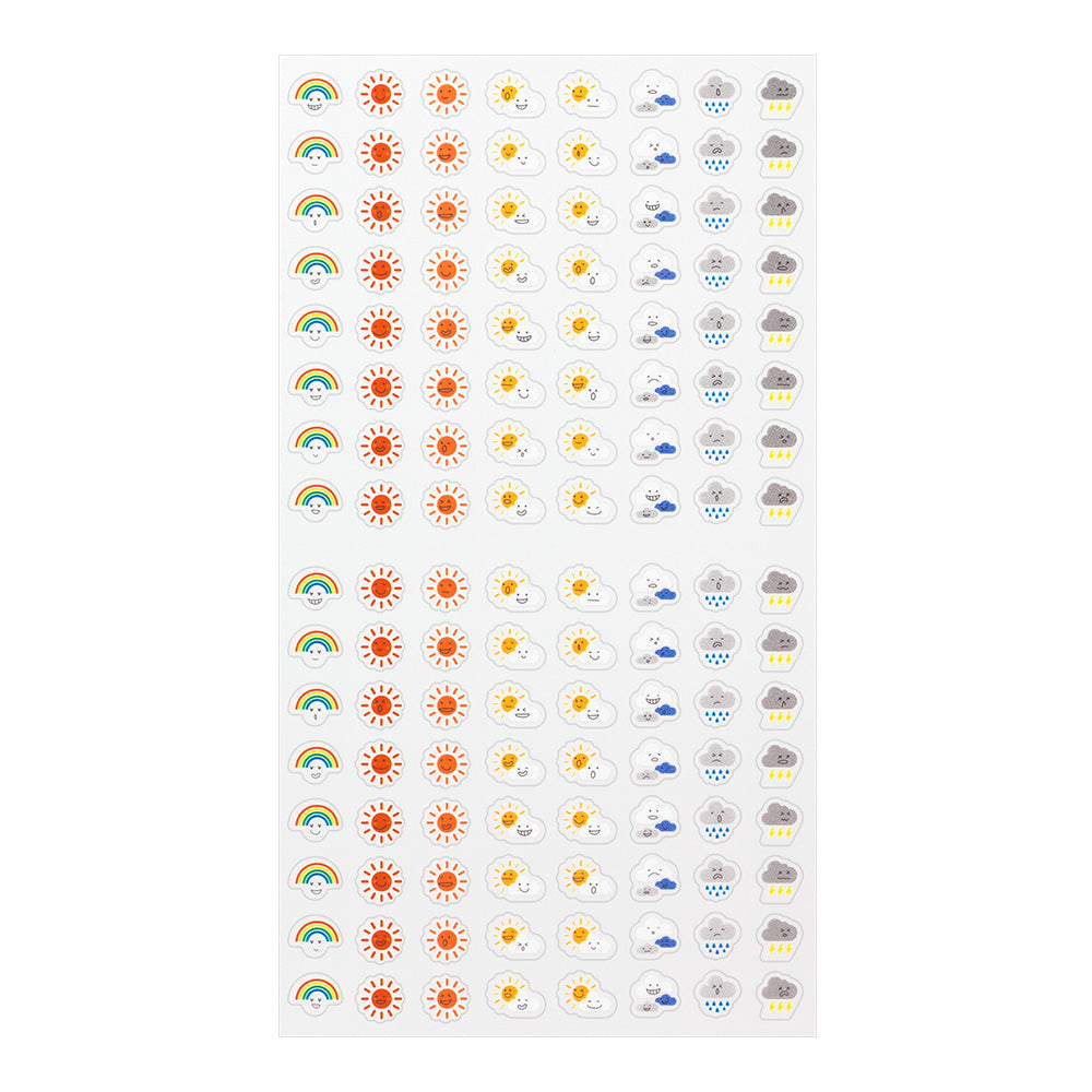 Midori Seal Collection 2304 Feelings Sticker Set - Weather By Penny Black