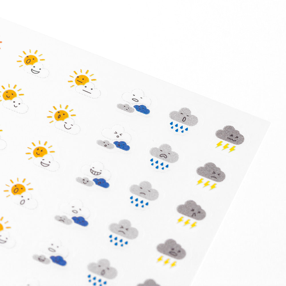 Midori Seal Collection 2304 Feelings Sticker Set - Weather By Penny Black