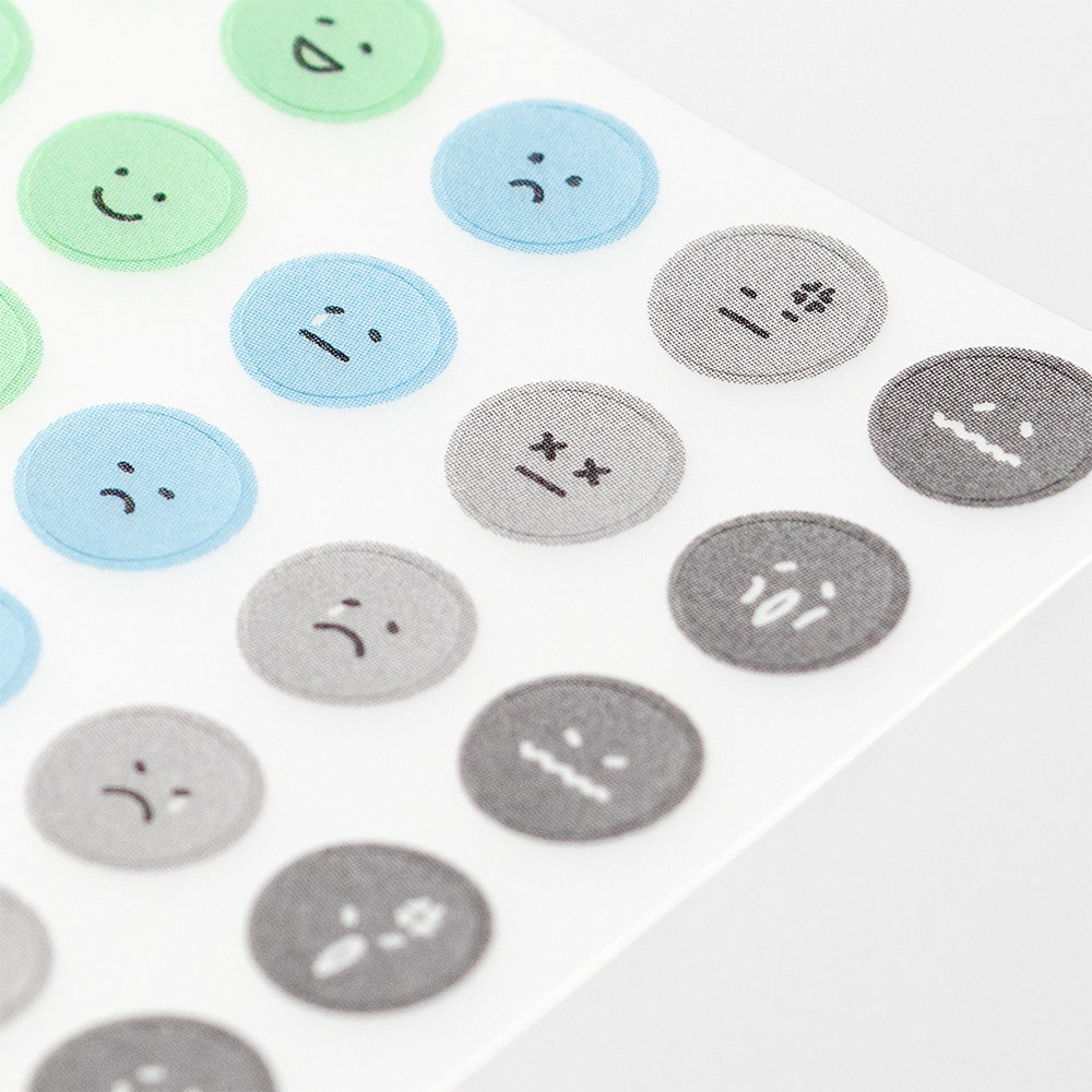 Midori Seal Collection 2388 Feelings Sticker Set - Faces By Penny Black