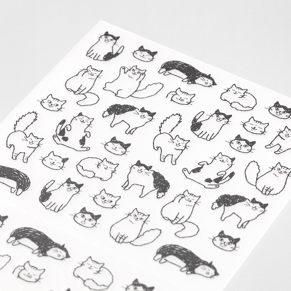 Midori 2594 Sticker Collection Set - Chat Cat By Penny Black