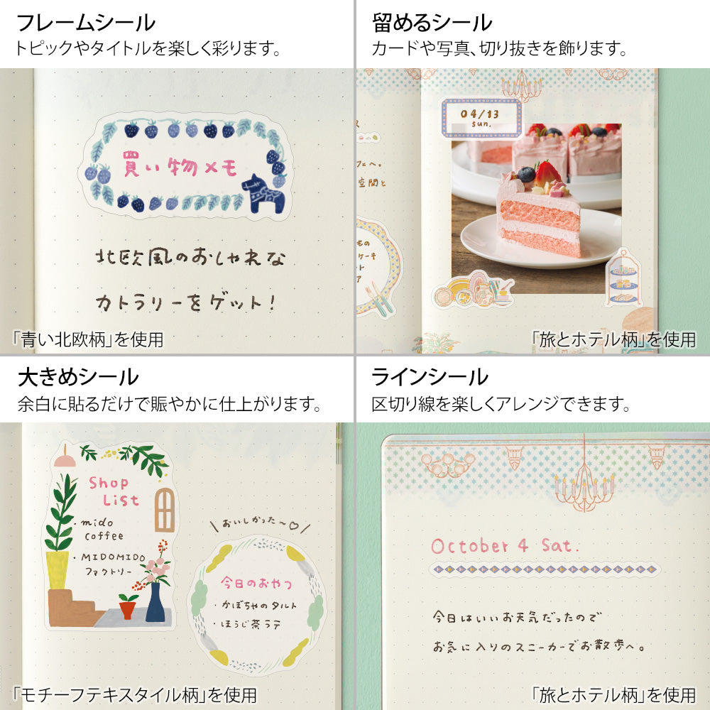 Yuru Log Decoration Stickers Set - Travel &amp; Hotel By Penny Black
