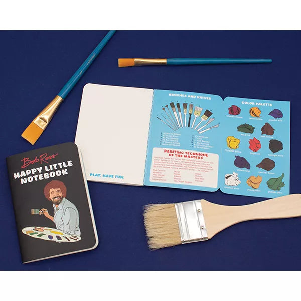 Bob Ross Happy Little Notebook By Penny Black