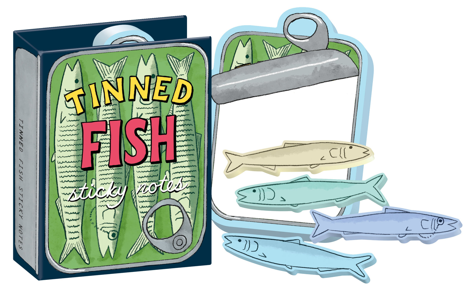 Tinned Fish Sticky Notes By Penny Black