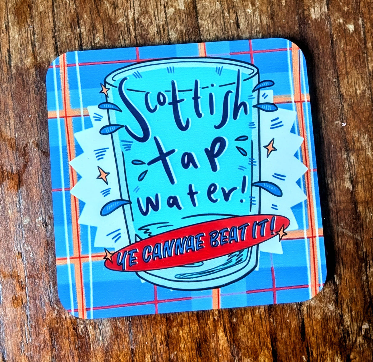 Scottish Tap Water Coaster by penny black