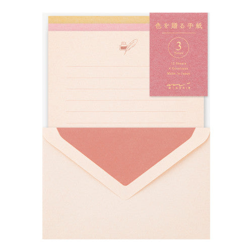 Midori Letter Set 915 - Giving Color Of Pink By Penny Black