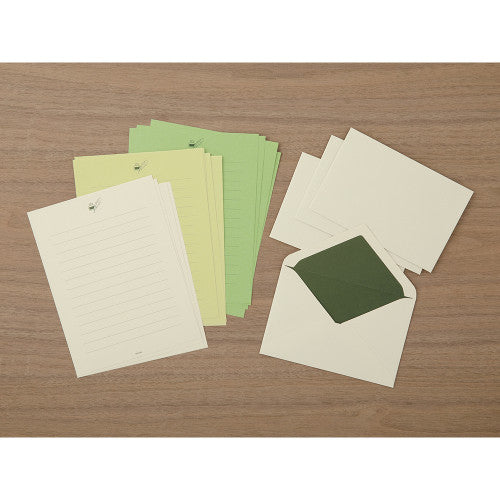 Midori Letter Set 916 - Giving Color Of Green By Penny Black