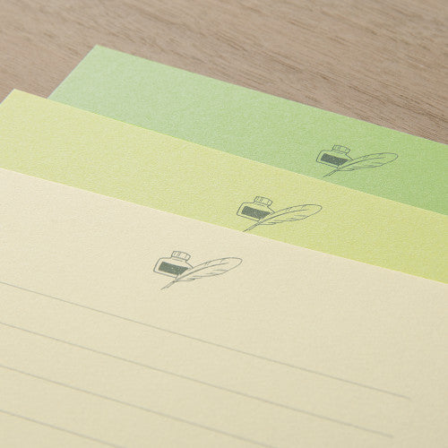 Midori Letter Set 916 - Giving Color Of Green By Penny Black