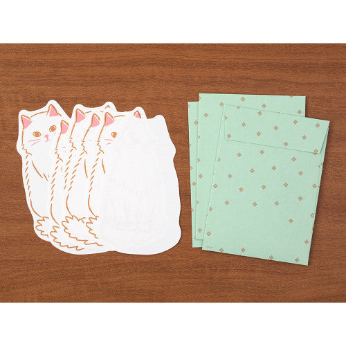 Midori Letter Set 924 - Die Cut Cat By Penny Black