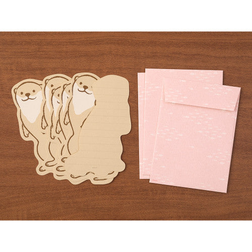 Midori Letter Set 927 - Die Cut Otter By Penny Black