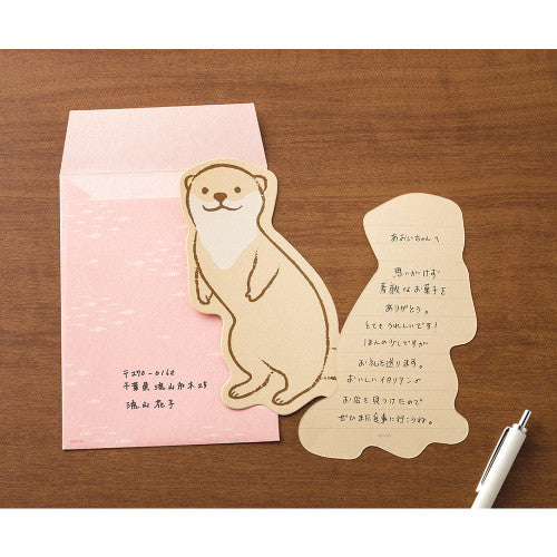 Midori Letter Set 927 - Die Cut Otter By Penny Black