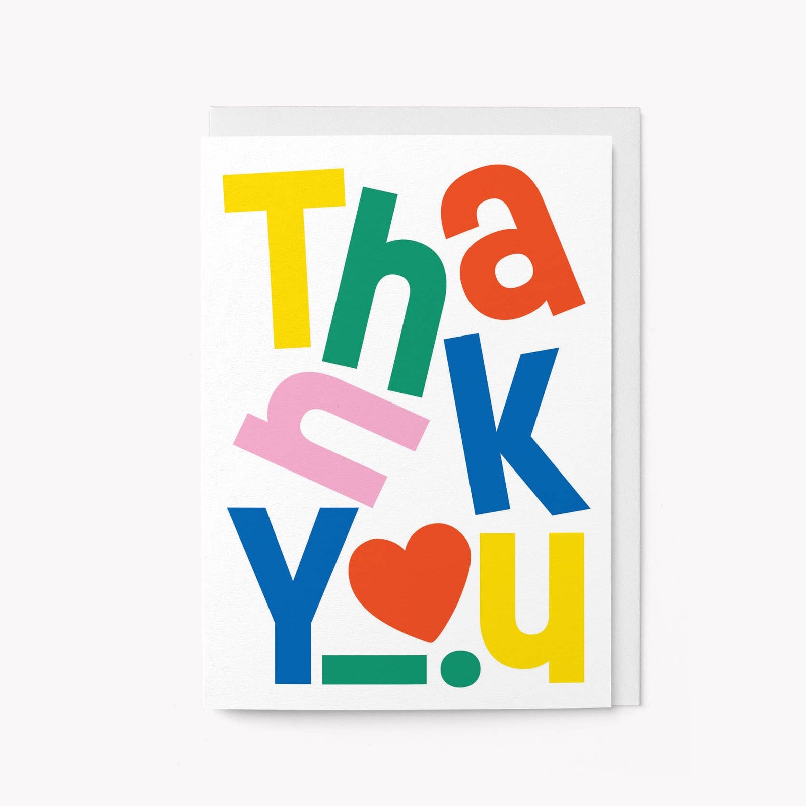 Thank you Primary Lettering Card by graphic factory at penny black