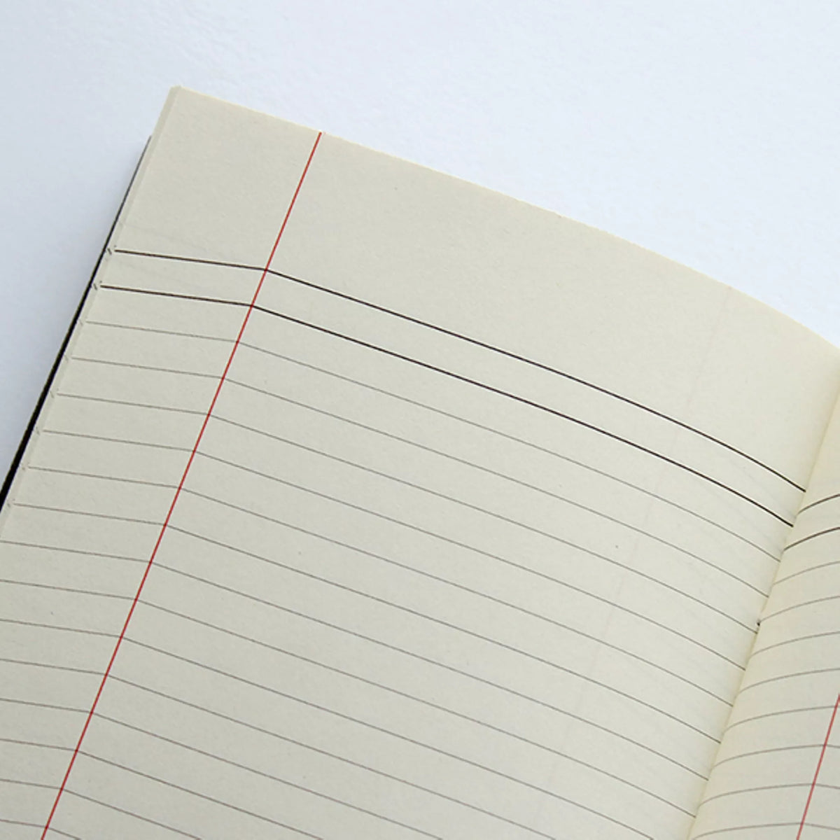 Paperways Mini Note 02 - Dark Brown Notebook showing lined ruling By Penny Black