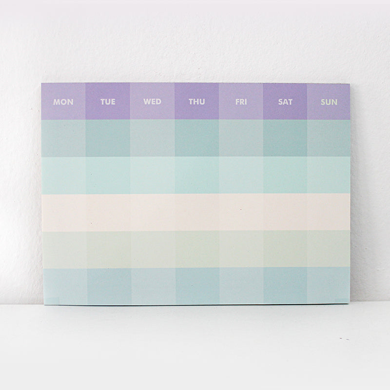 Paperways Palette Monthly Deskpad Water Lilies By Penny Black