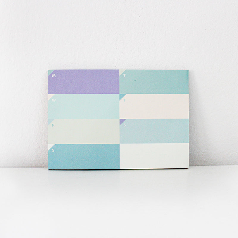 Paperways Palette Mini Weekly Pad Water Lilies By Penny Black