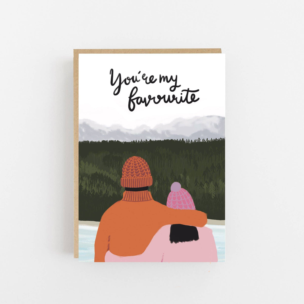 You&#39;re My Favourite Lochside Card by lomond paper co at penny black
