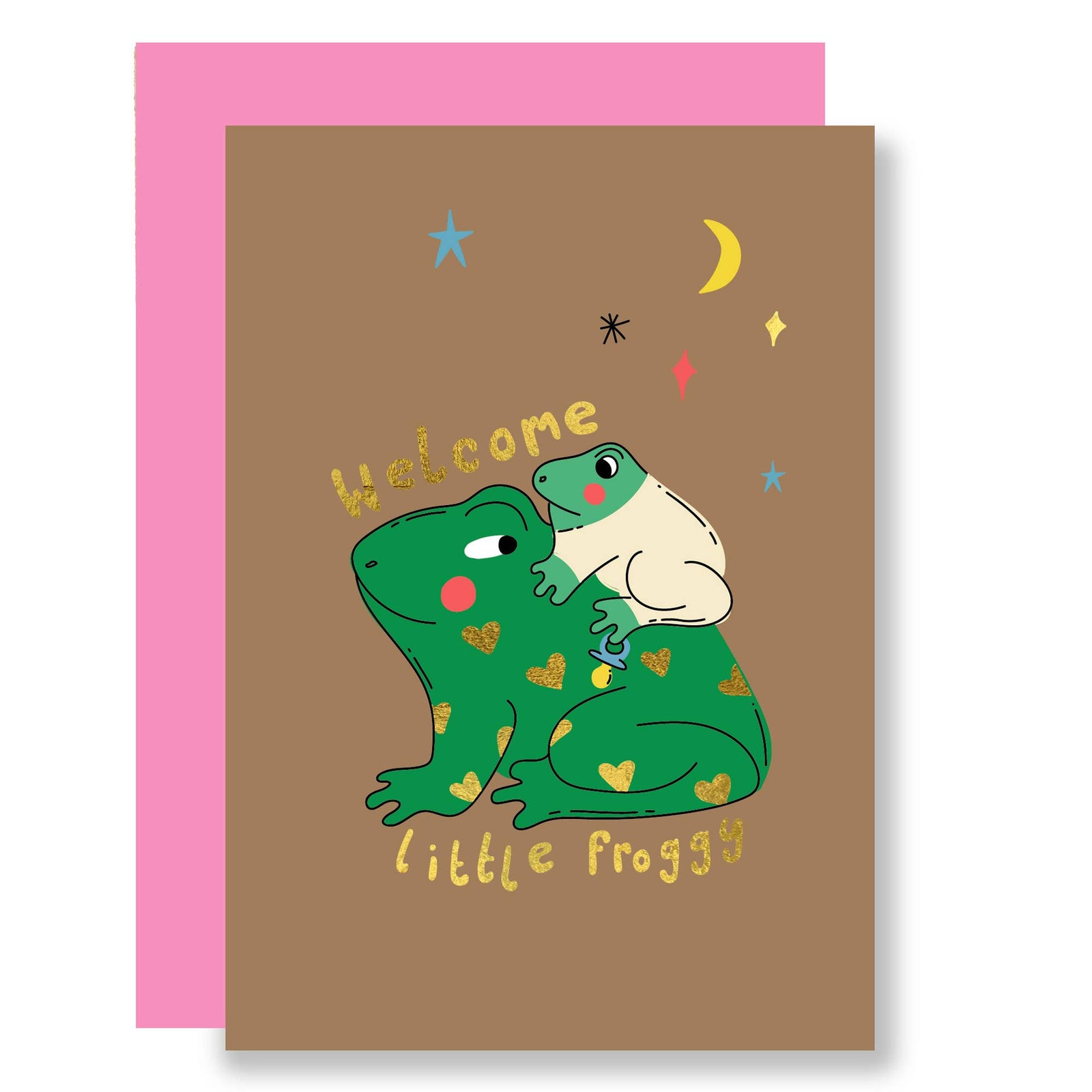 Little Froggy New Baby Card by penny black