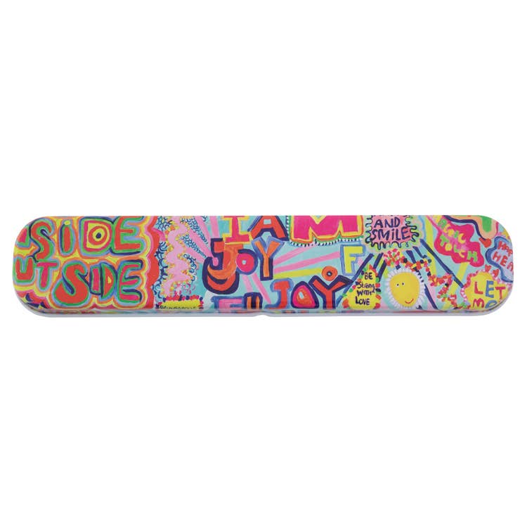Arthouse Unlimited Full Of Joy Pen Gift Tin By Penny Black
