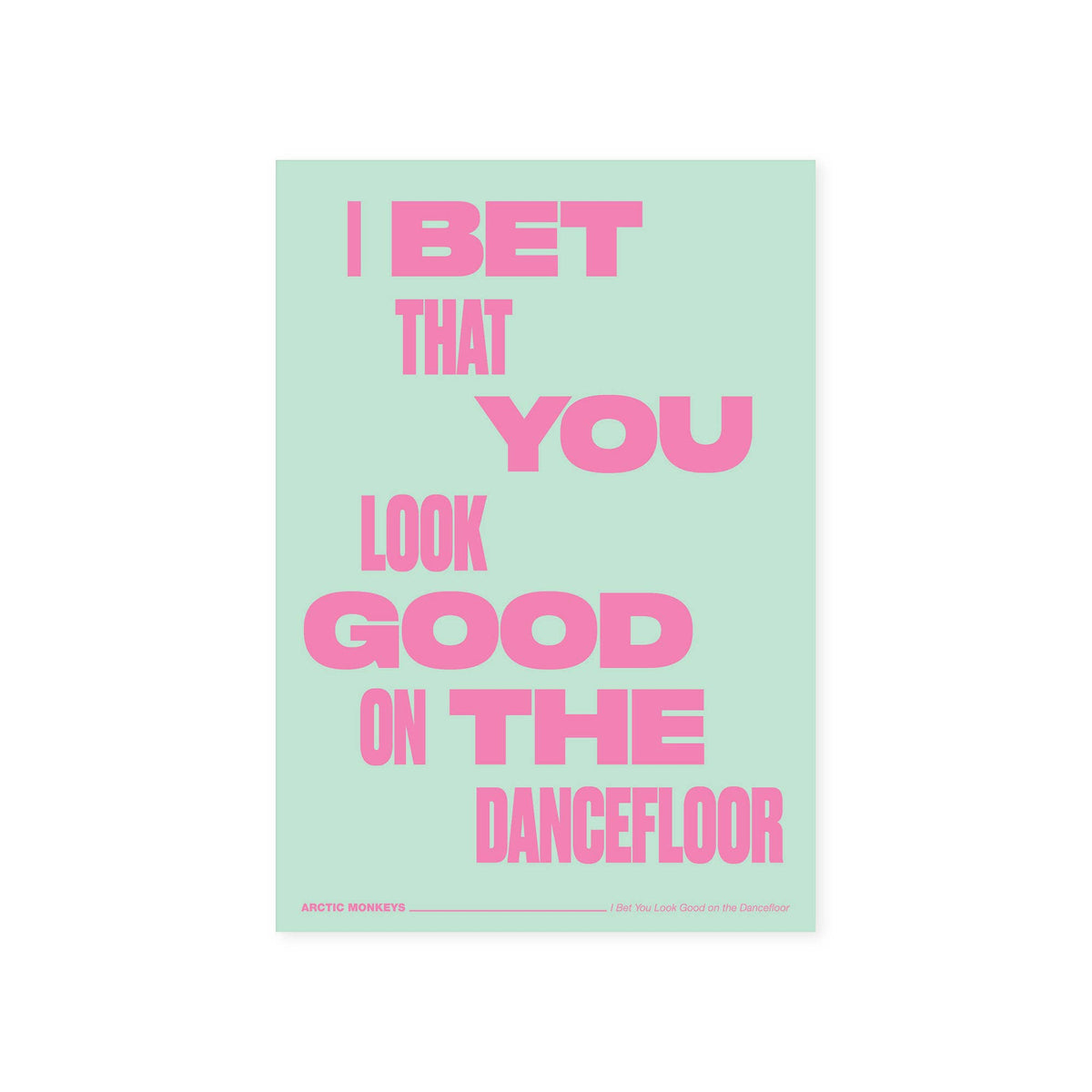 Good on the Dancefloor by HollieGraphik Music Postcard by penny black