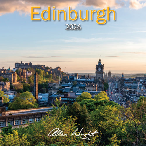 Allan Wright Edinburgh 2026 Calendar By Penny Black