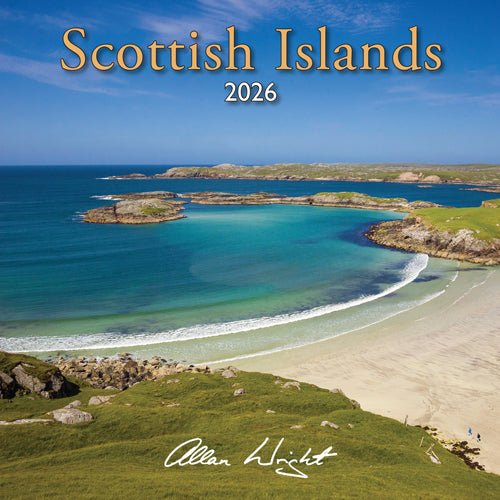 Allan Wright Scottish Islands 2026 Calendar By Penny Black