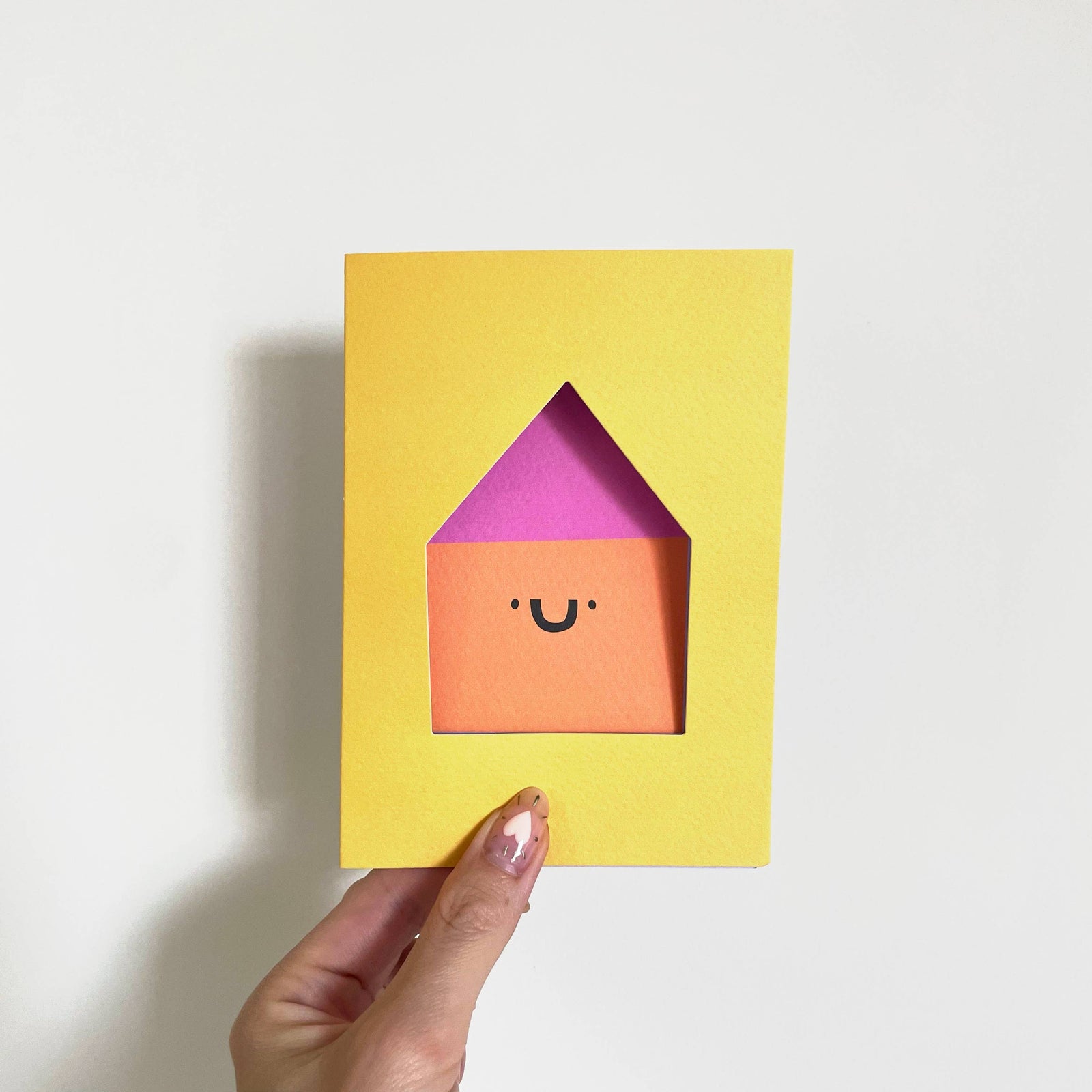 Happy Home Cute Cut Out Housewarming Card by penny black