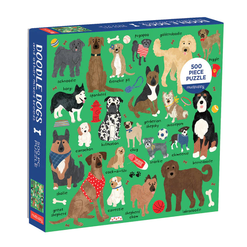 Doodle Dogs Jigsaw Puzzle 500pcs by penny black