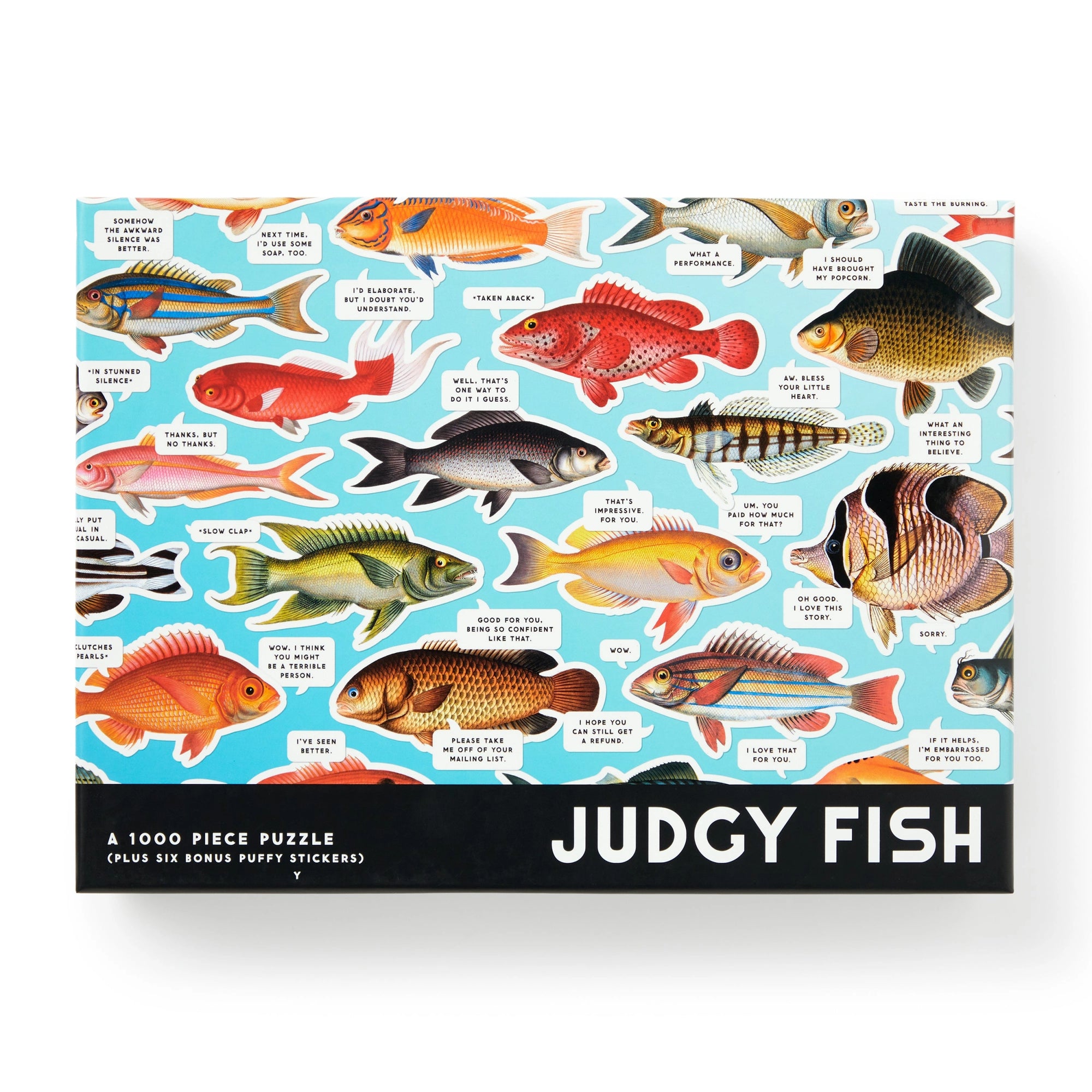 Judgy Fish Jigsaw Puzzle 1000 Pcs By Penny Black