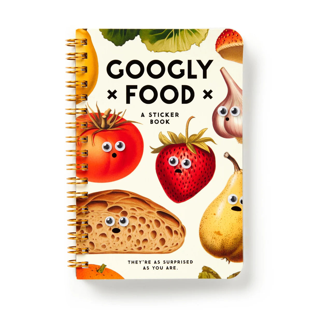 Googly Food Sticker Book by penny black