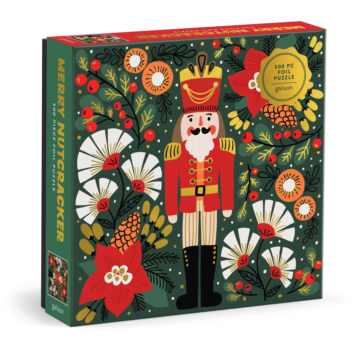 Merry Nutcracker Christmas Jigsaw Puzzle 500 Pcs By Penny Black