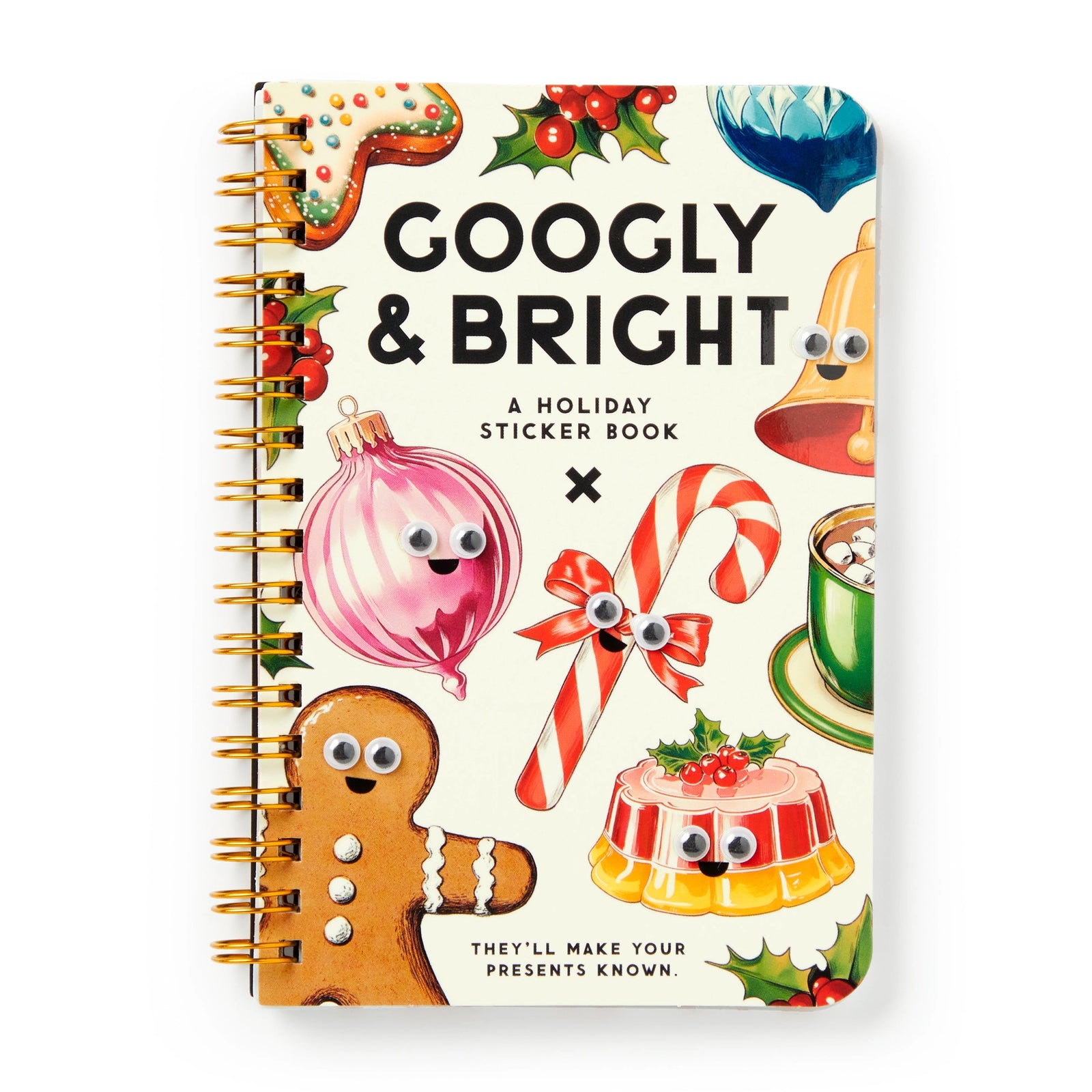 Googly & Bright Christmas Sticker Book By Penny Black