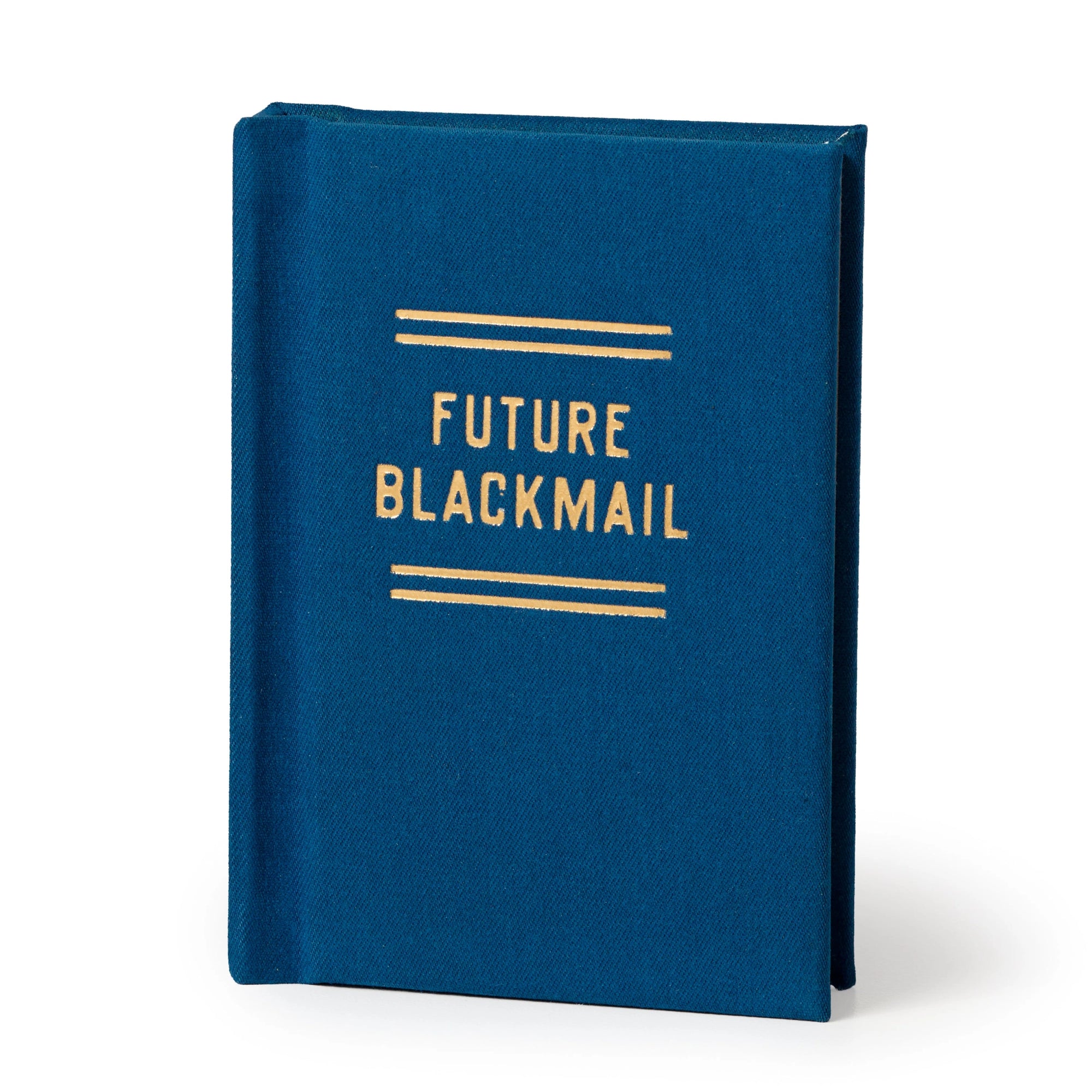 Future Blackmail Blank Journal Notebook By Penny Black
