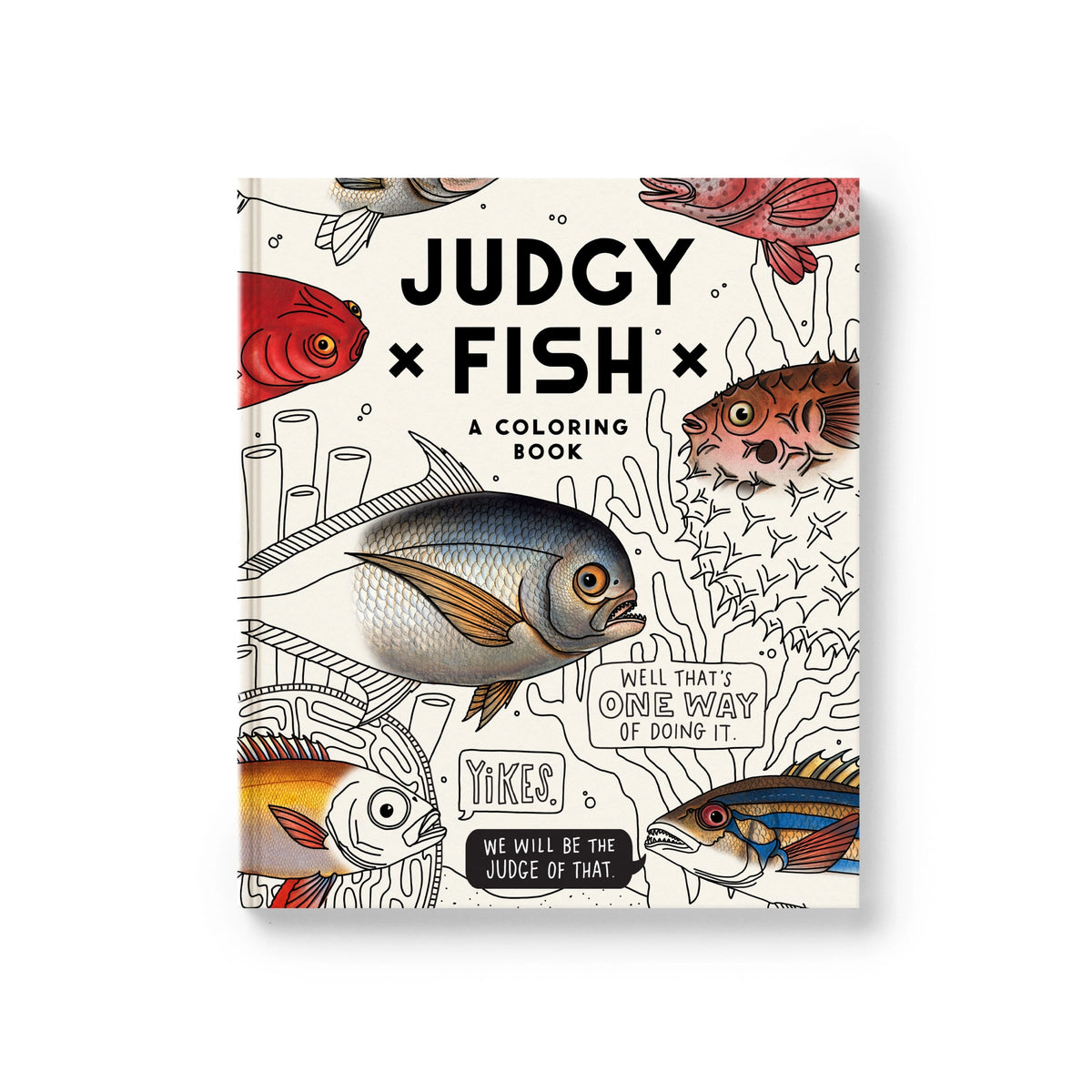 Judgy Fish - A Colouring Book by penny black