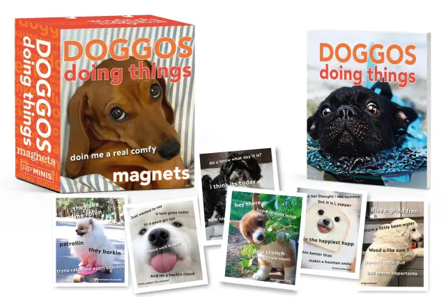 Doggos Doing Things Magnets Mini Kit By Penny Black