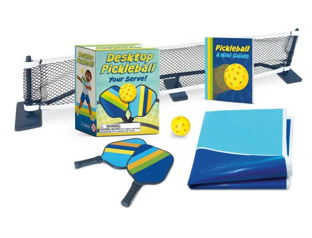 Desktop Pickleball Set Mini Kit By Penny Black