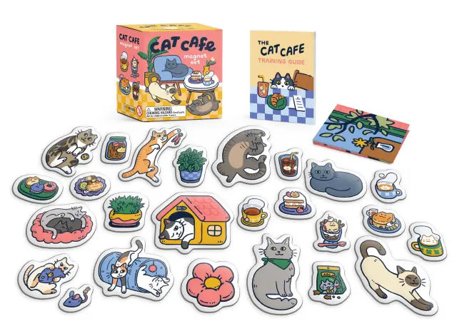 Cat Cafe Magnet Set Mini Kit By Penny Black