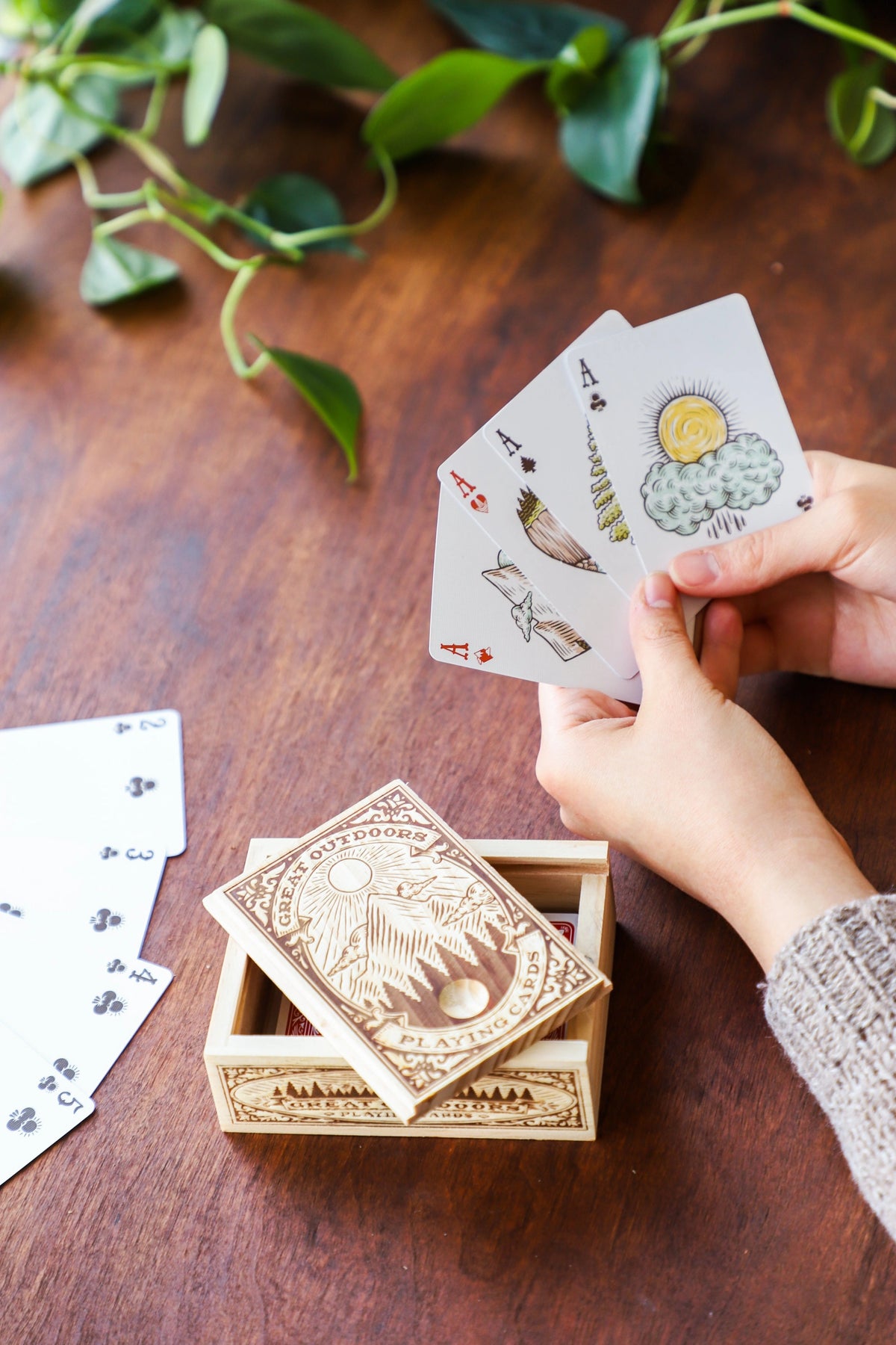 Great Outdoors Playing Cards In Box By Penny Black