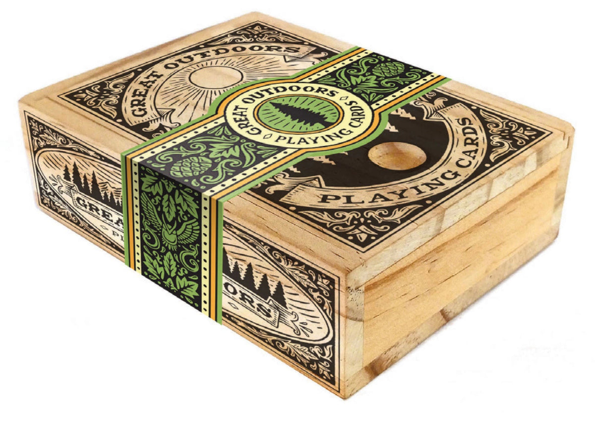 Great Outdoors Playing Cards In Box By Penny Black