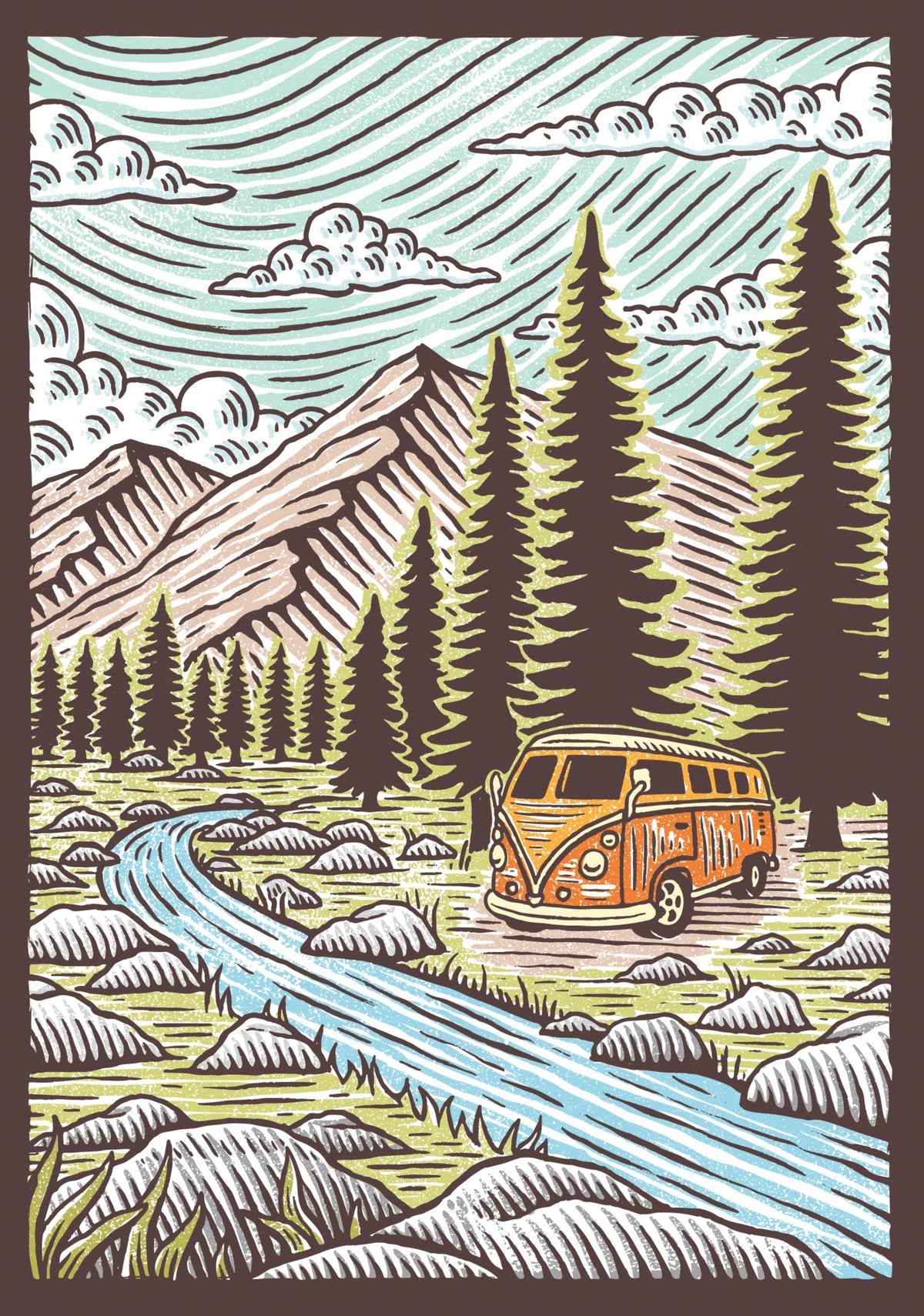 Great Outdoors Flexi Journal Notebook By Penny Black