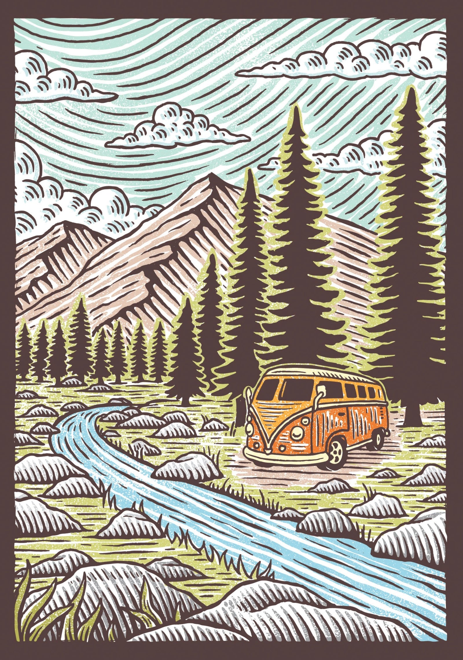 Great Outdoors Flexi Journal Notebook By Penny Black
