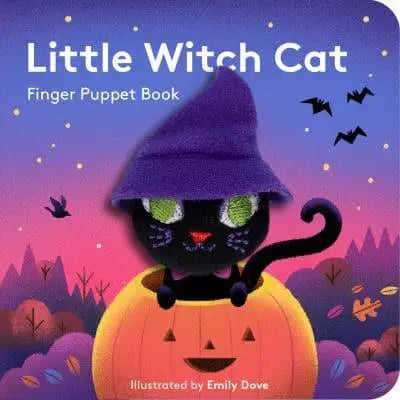 Little Witch Cat Finger Puppet Book by penny black