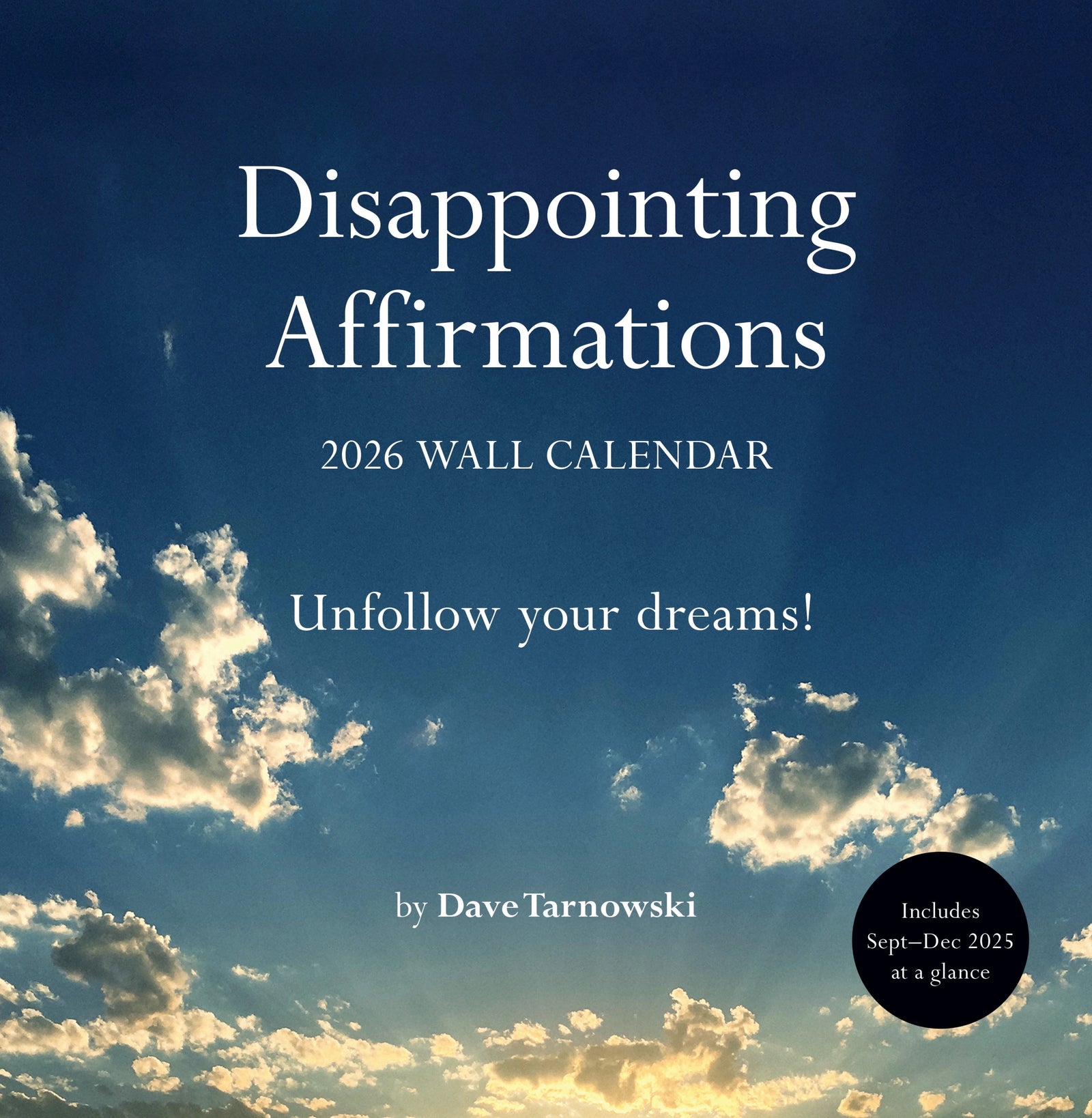 Disappointing Affirmations 2026 Calendar By Penny Black