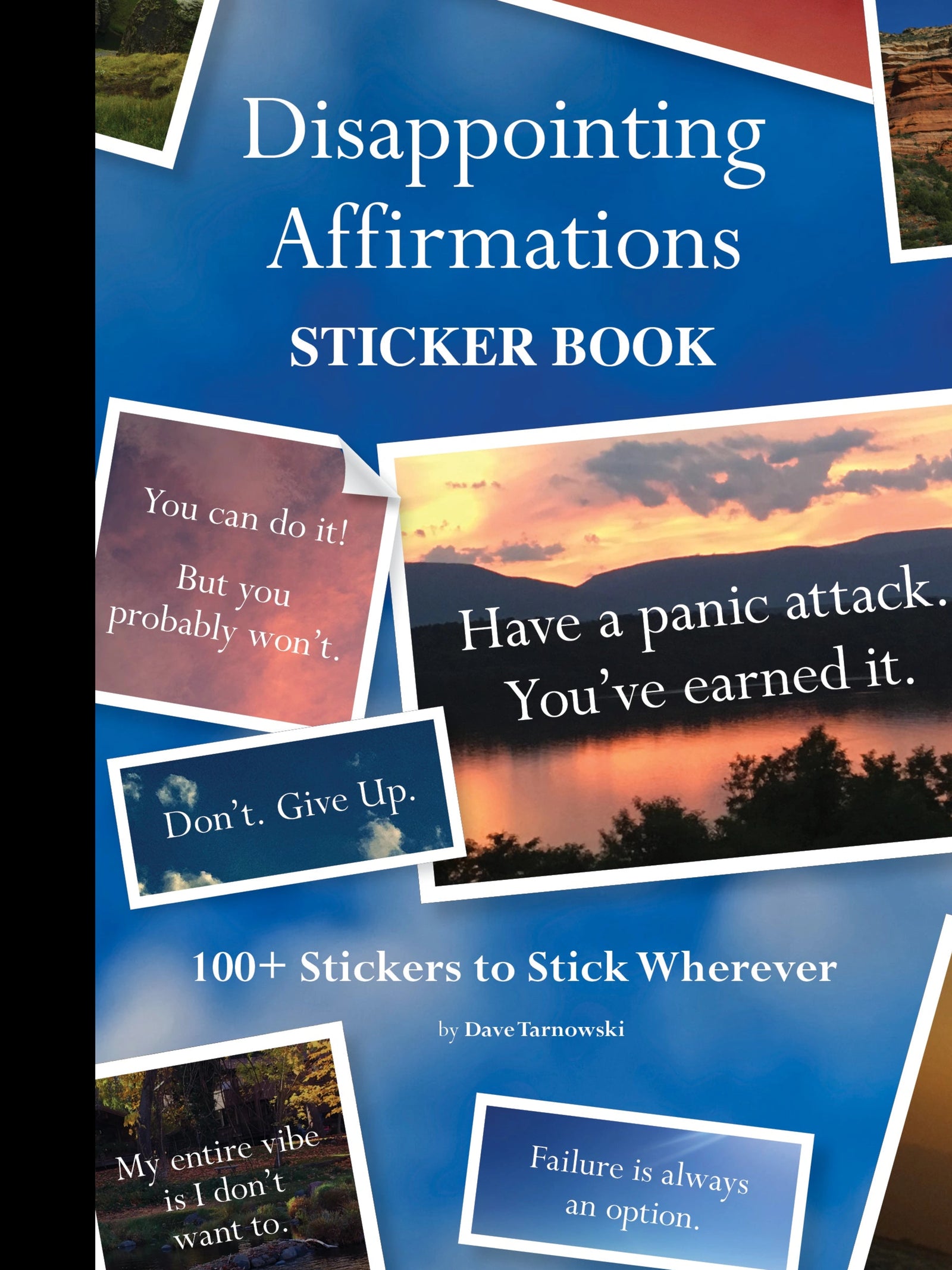 Disappointing Affirmations Sticker Book By Penny Black