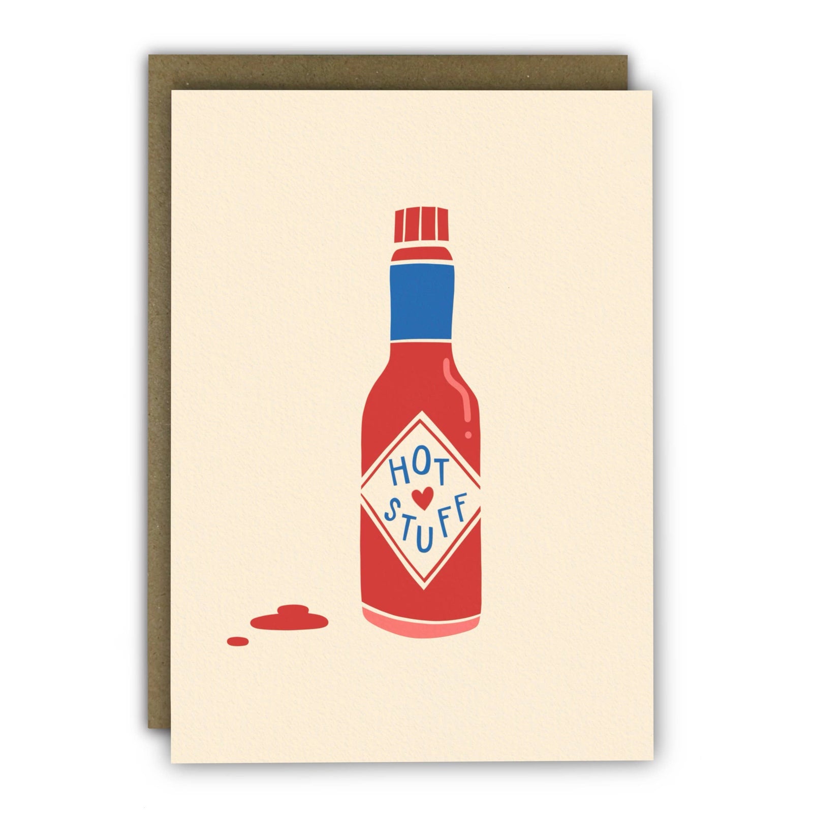 Hot Stuff Tobasco Sauce Valentine's Day Card by penny black