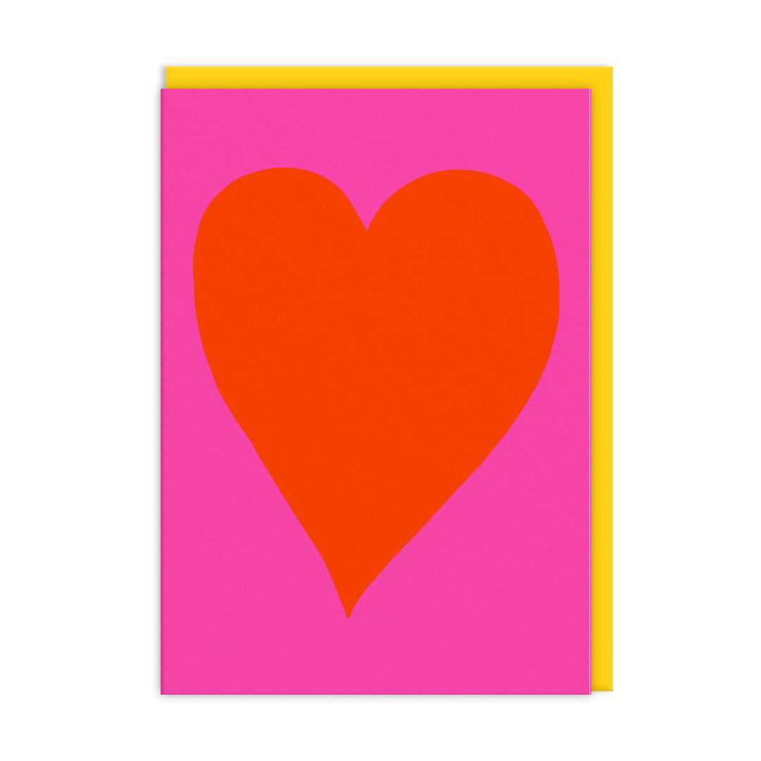 Mega Neon Heart Ashkahn Card by penny black