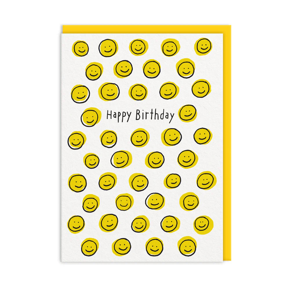 Happy Birthday Smileys Ashkahn Card by penny black